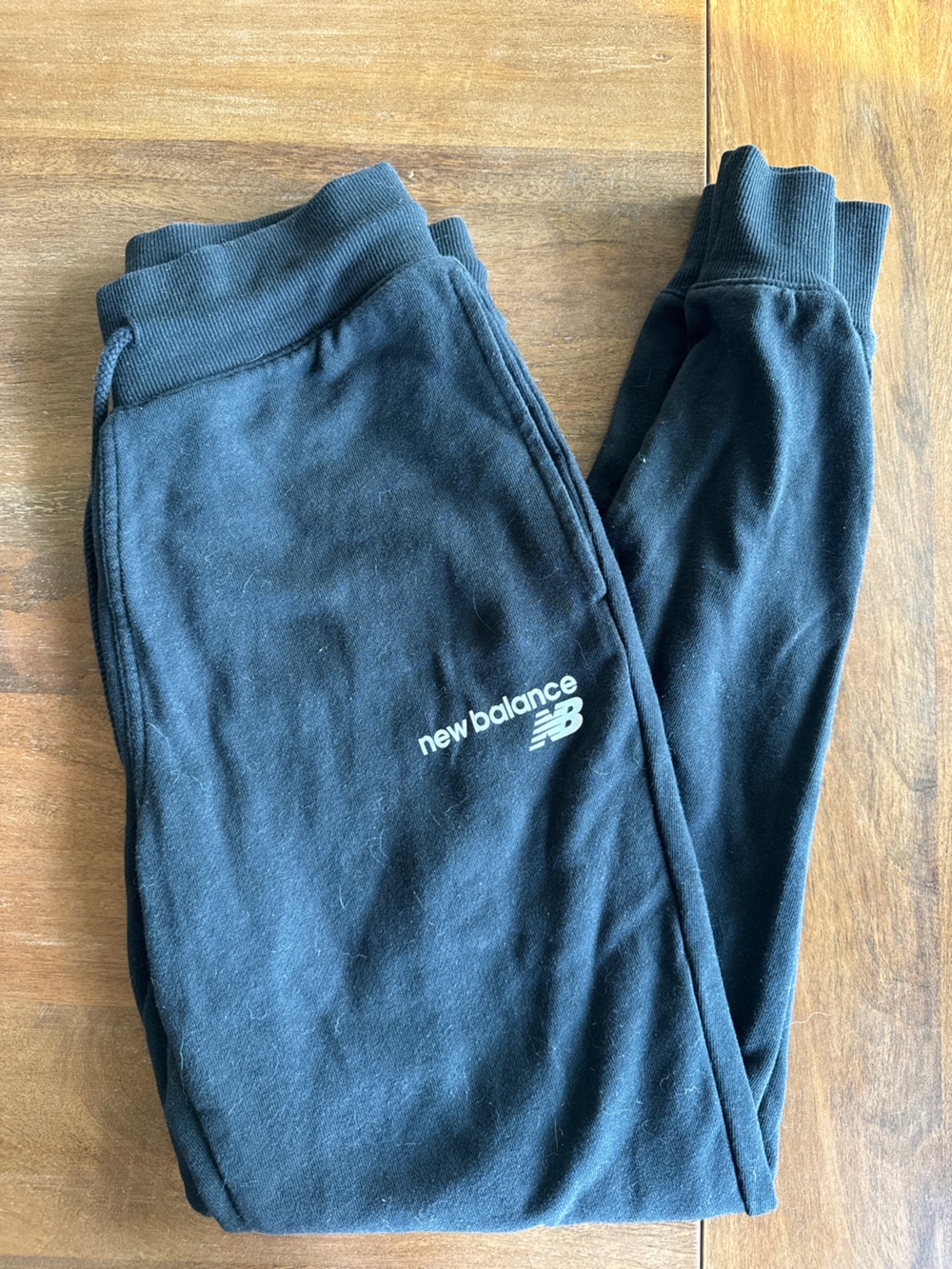 New Balance Black Jogger Sweatpants with Logo